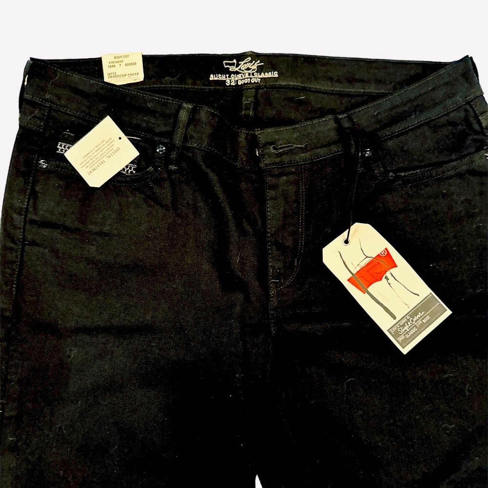 Levis Black Jeans Curve ID